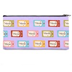 Personalized Tickers Pattern Name Pencil Case Pencil Case Back