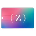 Personalized Initial Name Card Style USB Flash Drive Name Card Style USB Flash Drive Front