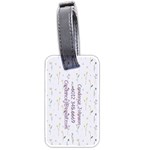 Personalized Photo Memo Style Face cut Luggage Tag (two sides) Luggage Tag (two sides) Back