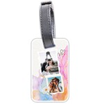 Personalized Photo Name Memo Style Luggage Tag (two sides) Luggage Tag (two sides) Front