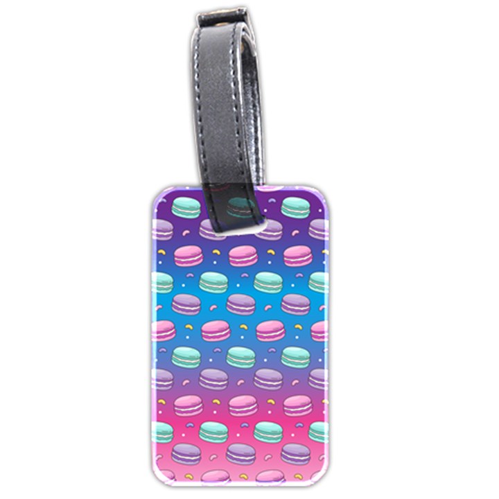 Personalized Name Macaron Luggage Tag (two sides) Luggage Tag (two sides)