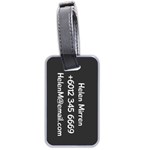 Personalized Photo Name Dinosaur Luggage Tag (two sides) Luggage Tag (two sides) Back