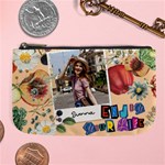 Personalized Enjoy Your Life Photo Name Large Coin Purse Large Coin Purse Front