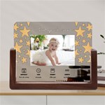 Personalized New Born Baby Star in white Box Photo Acrylic UV Print 8  Tabletop Frame Acrylic UV Print 8  Tabletop Frame (U-Shape) Front
