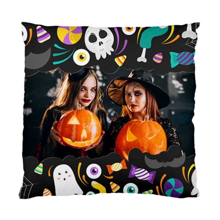 Personalized Photo Halloween Pattern Standard Cushion Case Standard Cushion Case (One Side)