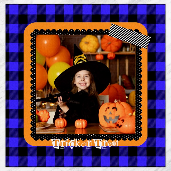 Personalized Photo Halloween Lace Frame Canvas Canvas 20  x 20 