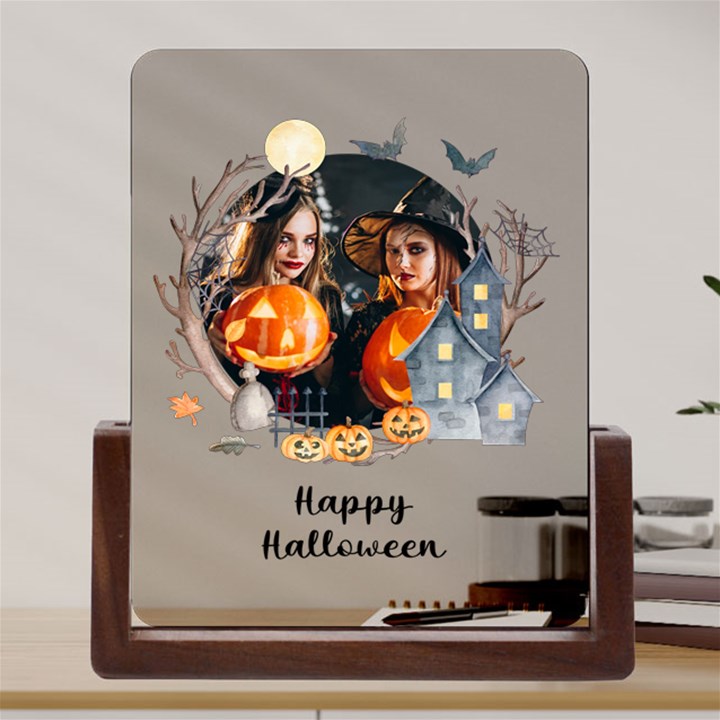 Personalized Photo Water Color Frame Acrylic UV Print 6  Tabletop Frame Acrylic UV Print 6  Tabletop Frame (U-Shape)