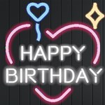 Personalized Happy Birthday Neon Signs and Lights Neon Signs and Lights Front