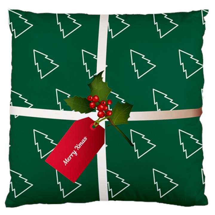 Personalized Photo Christmas Gift Large Cushion Case  Large Cushion Case (Two Sides)