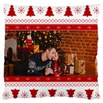 Personalized Photo Christmas Knitted Style Large Cushion Case  Large Cushion Case (Two Sides) Front
