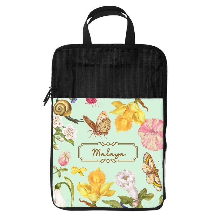 Personalized Floral Name Foldable Shoe Storage Bag Foldable Shoe Storage Bag