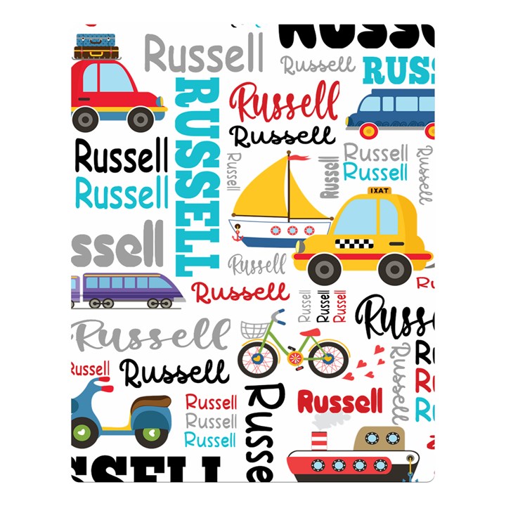 Personalized Baby Car Blanket Premium Plush Fleece Blanket (Large)