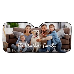 Personalized Name Any Text Photo Car Windshield Sunshade Car Windshield Sunshade
