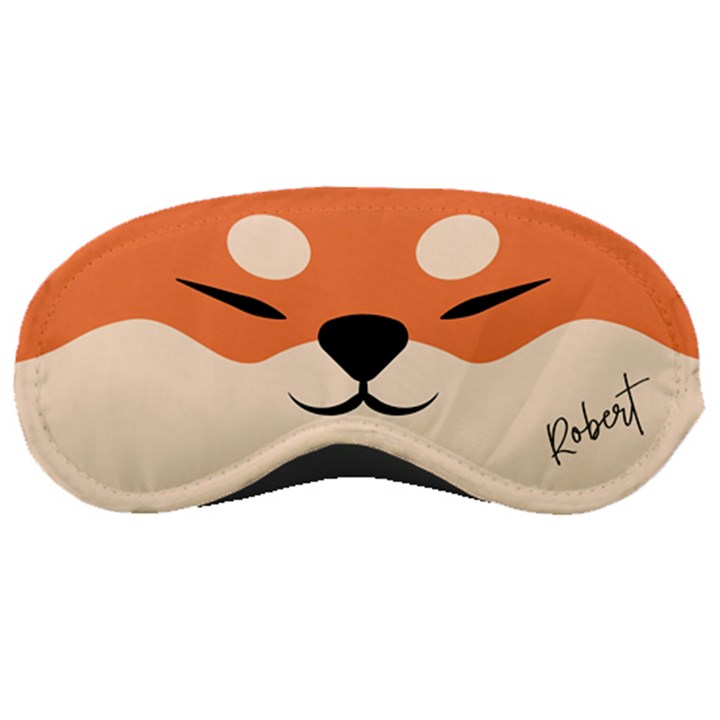 Personalized Name Any Text Shiba Sleep Mask Sleep Mask