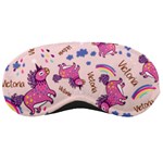 Personalized Name Any Text Unicorn Sleep Mask Sleep Mask Front