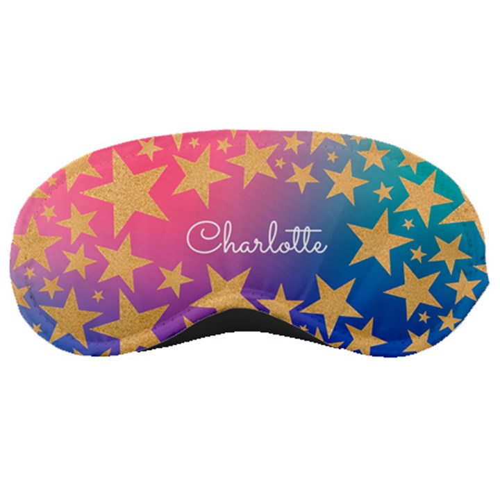 Personalized Name Any Text Star Sleep Mask Sleep Mask