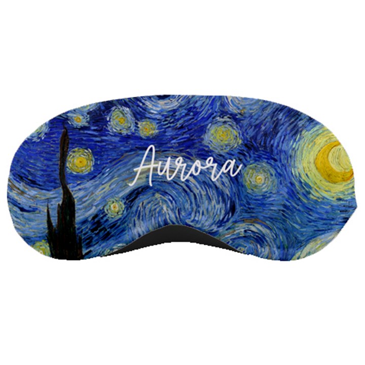 Personalized Name Any Text The Starry Night Sleep Mask Sleep Mask