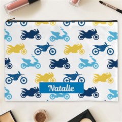 Motorcycle Pattern Cosmetic Bag (xxxl)
