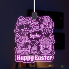 Custom Happy Easter Day Name Any Text Led Acrylic Ornament