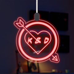 Happy Valentine Led Acrylic Ornament