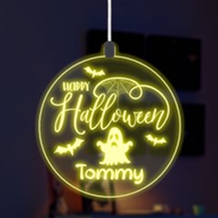 Happy Halloween Ghost Led Acrylic Ornament