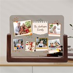 Personalized Collage Photo Family Name Any Text Acrylic UV Print 8  Tabletop Frame Acrylic UV Print 8  Tabletop Frame (U-Shape) Front