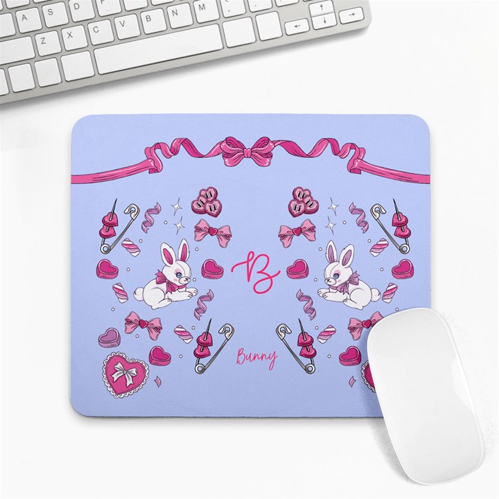Rabbit ribbon Mousepad Collage Mousepad