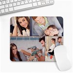 Modern 4 Photo Collage Large Mousepad Front