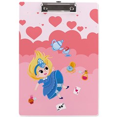 Personalized Alice Fall Down Name A4 Acrylic Clipboard A4 Acrylic Clipboard