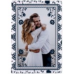 Personalized Lace Frame Photo A4 Acrylic Clipboard A4 Acrylic Clipboard Back