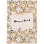 Personalized Floral Memo Style Name A4 Acrylic Clipboard A4 Acrylic Clipboard Back