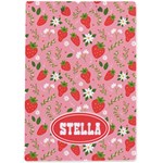 Strawberries Name Acrylic Clipboard A4 Acrylic Clipboard Back
