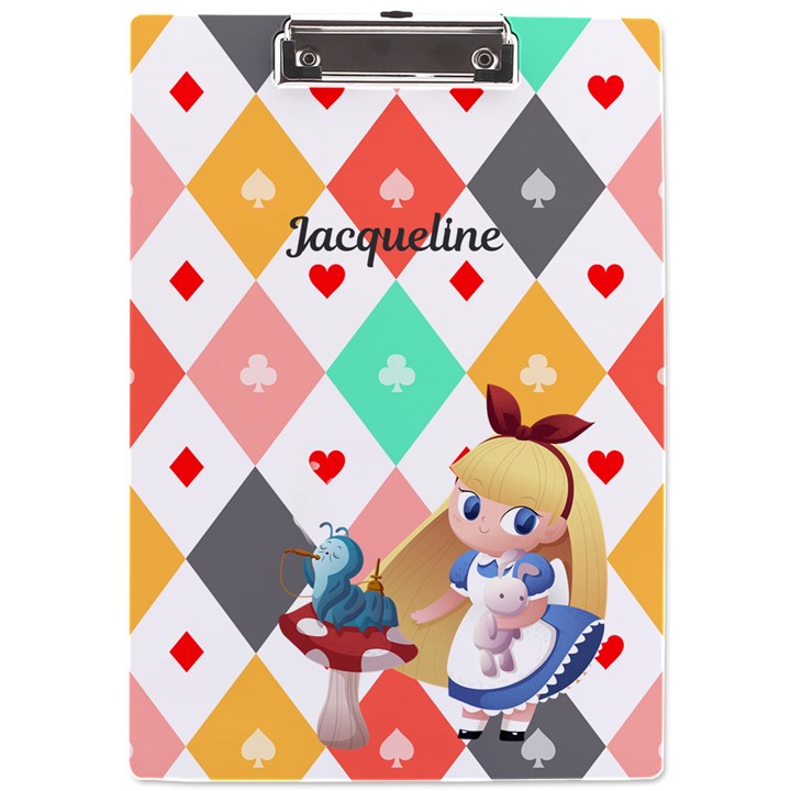 Personalized Alice Name A4 Acrylic Clipboard A4 Acrylic Clipboard