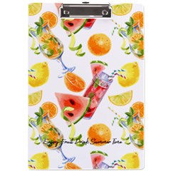 Personalized Fruit Drink Name A4 Acrylic Clipboard A4 Acrylic Clipboard