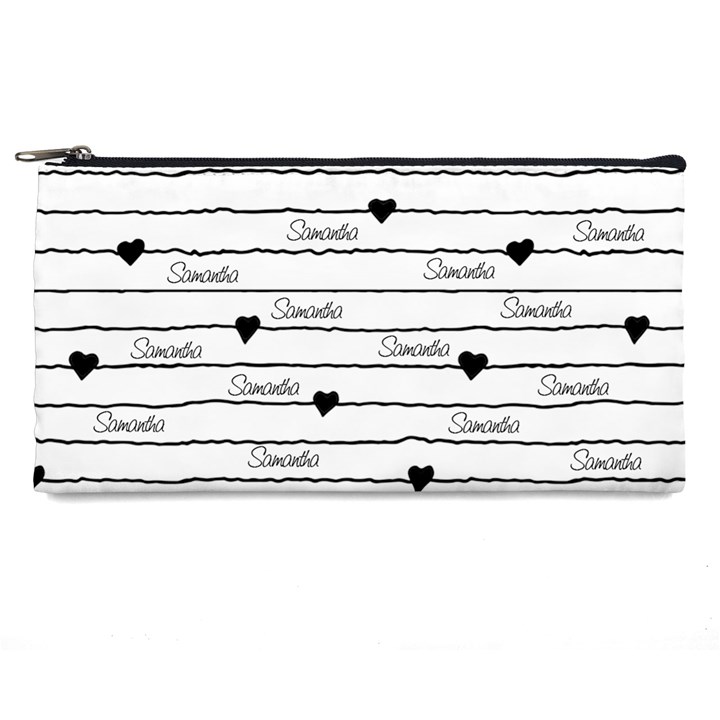 Personalized Heart Line Name Pencil Case Pencil Case
