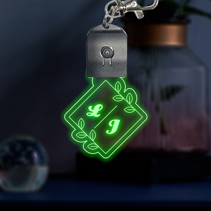 Flower Frame LED Key Chain
