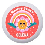 Personalized Happy Flower Name Dento Box Dento Box with Mirror Front