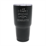 Personalized Name Any Text Valentine Day Quotes 30oz Thermal Travel Tumbler 30oz Thermal Travel Tumbler Front