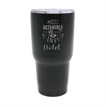 Personalized Name Any Text Good Vibes 30oz Thermal Travel Tumbler 30oz Thermal Travel Tumbler Front