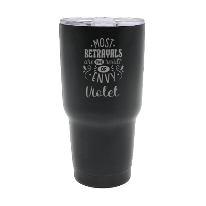 Personalized Name Any Text Good Vibes 30oz Thermal Travel Tumbler 30oz Thermal Travel Tumbler