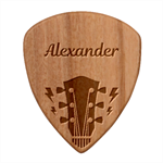 Personalized rock music Guitar Picks Set Guitar Shape Wood Guitar Pick Holder Case And Picks Set Pick