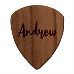 Personalized World Number 1 Dad Name Guitar Picks Set Square Wood Guitar Pick Holder Case And Picks Set Pick