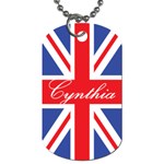 England Name Dog Tag Dog Tag (One Side) Front