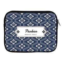 Japan Pattern Personalised Name Apple Ipad Zipper Case
