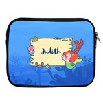 Mermaid Personalized Name IPad Case Apple iPad Zipper Case Front