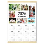 Personalized Family Calendar Canvas Yearly Calendar 16  x 22  Front - Jan 2025