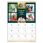 Personalized Family Calendar Canvas Yearly Calendar 16  x 22  Front - Jan 2025