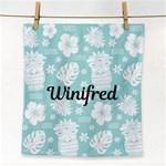 Personalized Name Any Text Hawaii Style Head Face Towel Face Towel Front