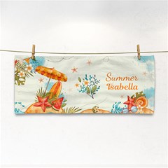 Personalized Tropical Summer Name Any Text Hand Towel Hand Towel