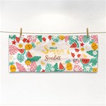 Personalized Tropical Summer Name Any Text Hand Towel Hand Towel Front